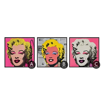 ABC Современный художественный мастер Andy Warhol Мэрилин Монро Поп Мода работает холст настенное искусство домашний декор портрет Современная живопись принты - Цвет: ABC