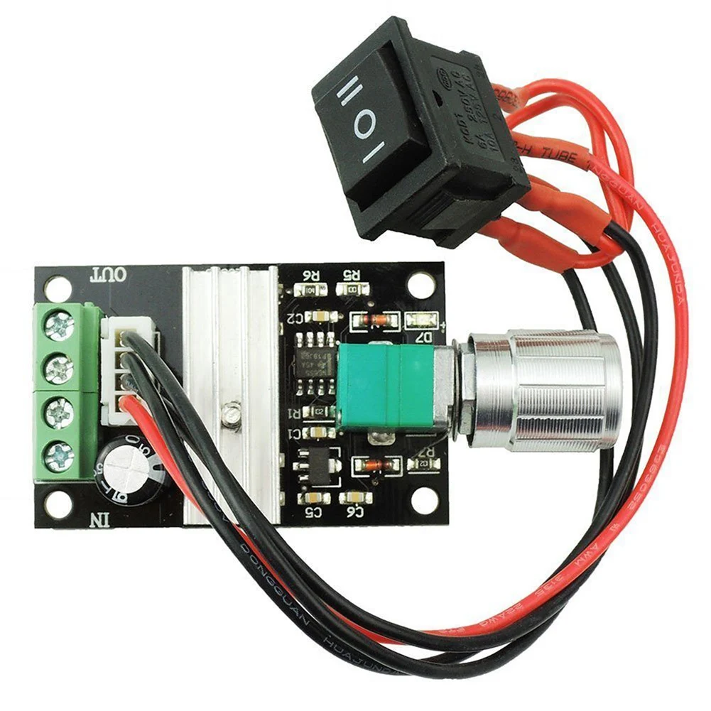 

CNIM Hot 6V 12V 24V 28V 3A 80W DC Motor Speed Controller (PWM) Speed Adjustable Reversible Switch 1203BB dc motor driver rever