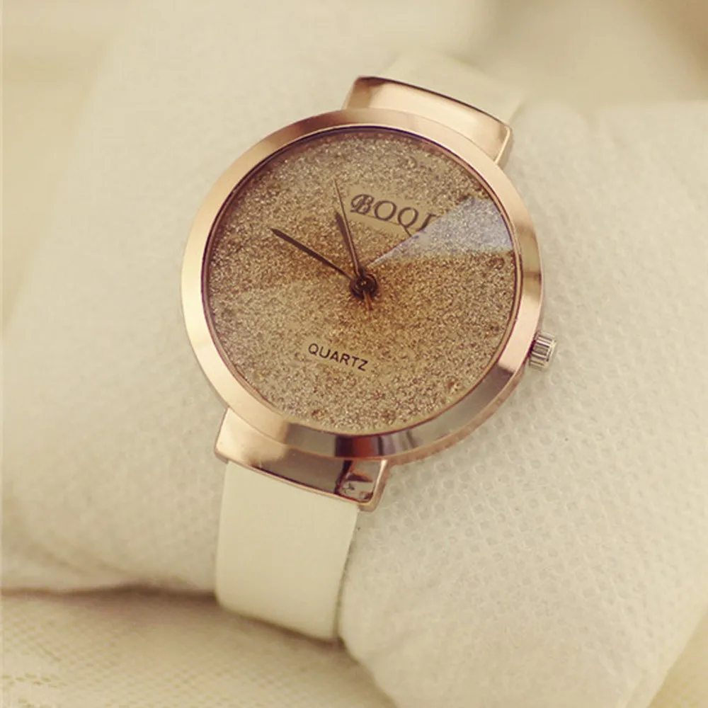 Великолепный 2018 Новый Reloje новый роскошный бренд Дамские Кварцевые часы Женские