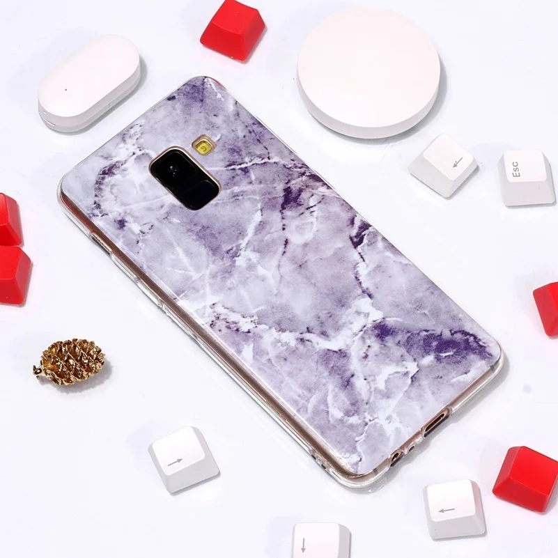 Мрамор чехол для samsung Galaxy A3 A5 A6 A8 A7 A9 J2 J3 J4 J5 J6 J7 J8 плюс M10 M20 Core мягкая термополиуретановая накладка на заднюю панель