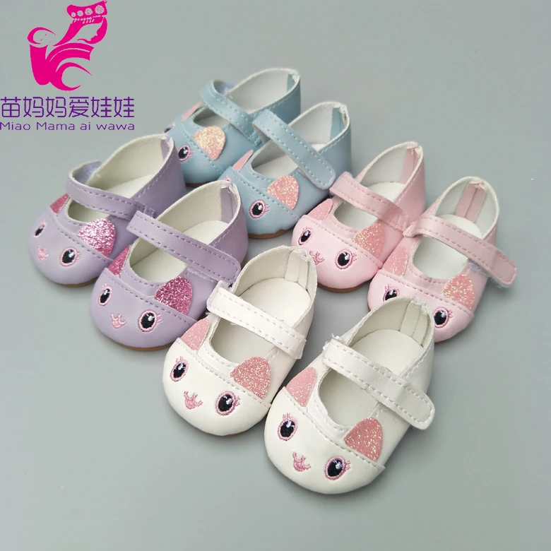 

mini doll shoes for 43cm born baby Doll for Reborn Baby Doll shoes 18 inch girl doll cute princess shoes