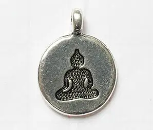 Buddha 108 молитвенные бусы Mala ожерелье или браслет Лотос буддийский Шарм Mala ювелирные изделия аметисты и хрисоколла браслет из бисера для женщин - Окраска металла: Buddha