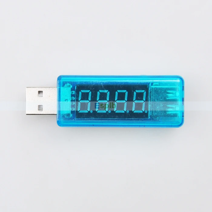 Цифровой USB зарядка для мобильных ток напряжение метр тестер мини-usb зарядное