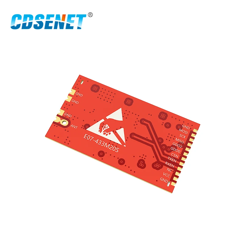 

CC1101 433MHz 100mW rf Module 20dBm CDSENET E07-433M20S Long Distance SMD PA Transceiver 433 MHz IPEX Transmitter and Receiver