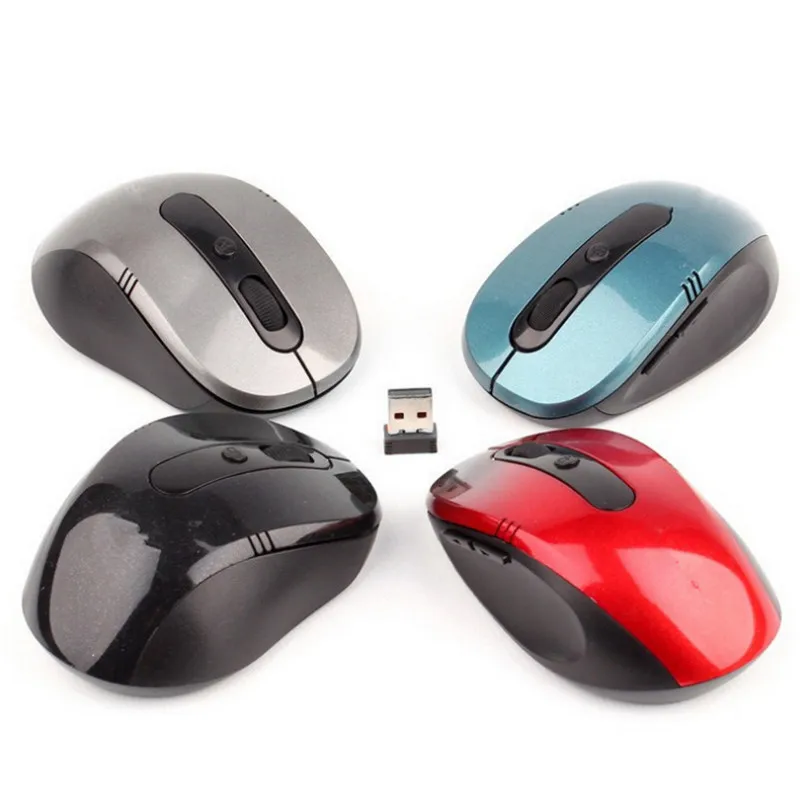 BinFul профессиональная оптическая беспроводная мышь с 6 кнопками USB мыши 2 4 ГГц мини