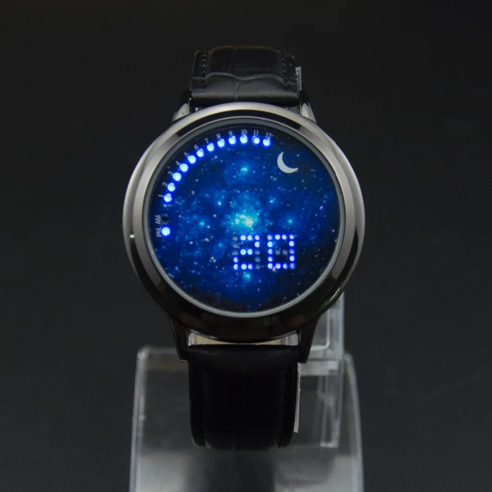 Женские светящиеся часы женские студенческие Часы Со светодиодным сенсорным