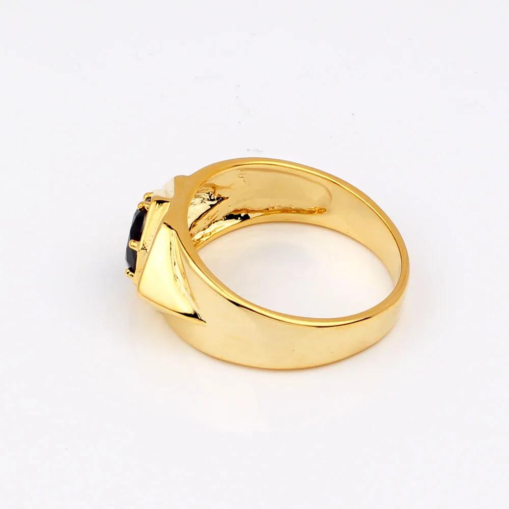 Модные украшения мужское Золотое кольцо 7 5 мм с круглыми камнями рождественский