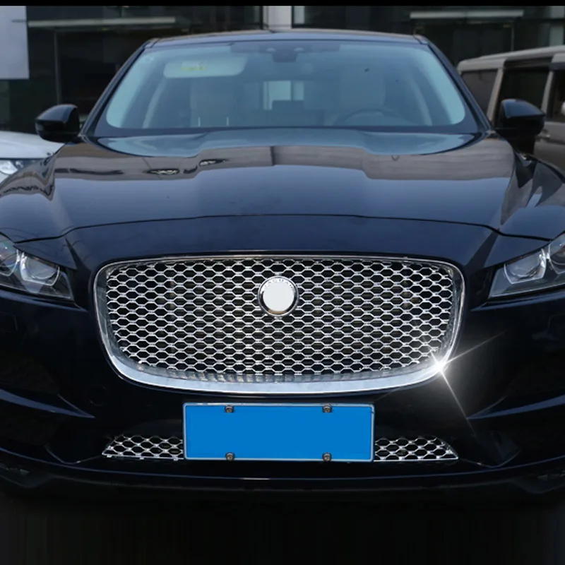 Для Jaguar F-Pace F Pace X761 автомобильный Стайлинг ABS передняя крышка гриля отделка Авто запасные части 1 шт