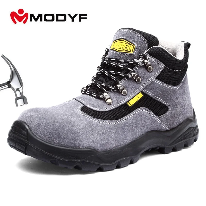 MODYF/Брендовые мужские рабочие ботинки со стальным носком нескользящая защитная обувь|Защитная обувь| |