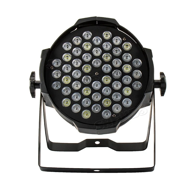 10 шт./лот алюминиевый сплав светодиодный Par 54x9 Вт RGB светодиодный светильник ing DMX512 проектор прожектор светильник можно мыть DJ сценический светильник ing проектор