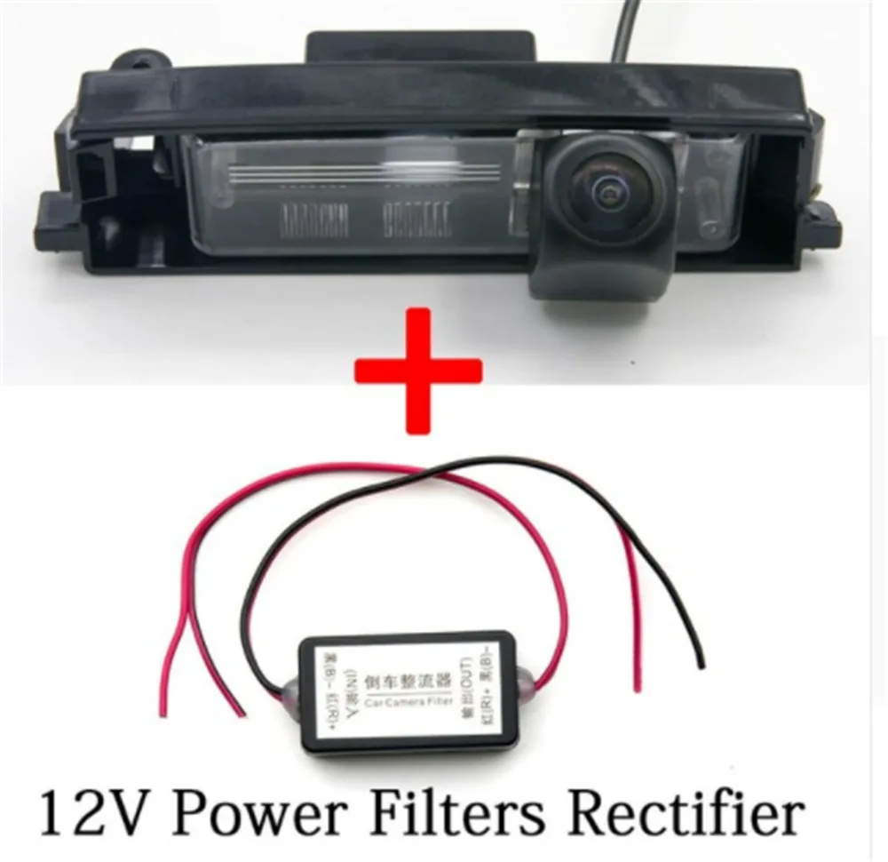 Camera with filter Объектив рыбий глаз 1080P MCCD Старлайт камера заднего вида Камера для Toyota RAV4 2000 2001 2002 2003 2004 2005 2006 2007 2008 2009 2010 2011 2012 - Название цвета: Camera with filter