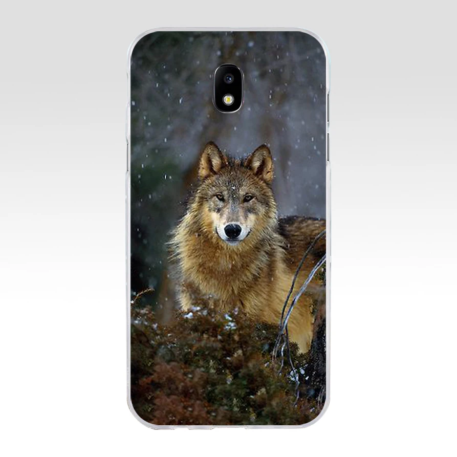 Мягкий Силиконовый ТПУ чехол 117SD Snow Wolf для телефона Samsung j3 j5 j7 2015 2016 17 j2 prime j6 Plus