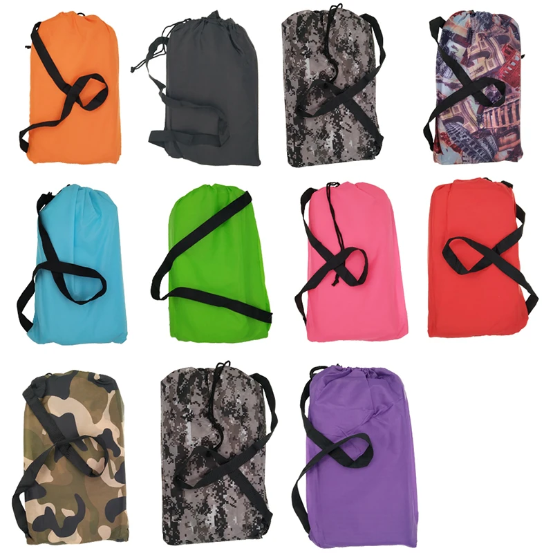 Надувной складной спальный мешок водонепроницаемый портативный карманный диван