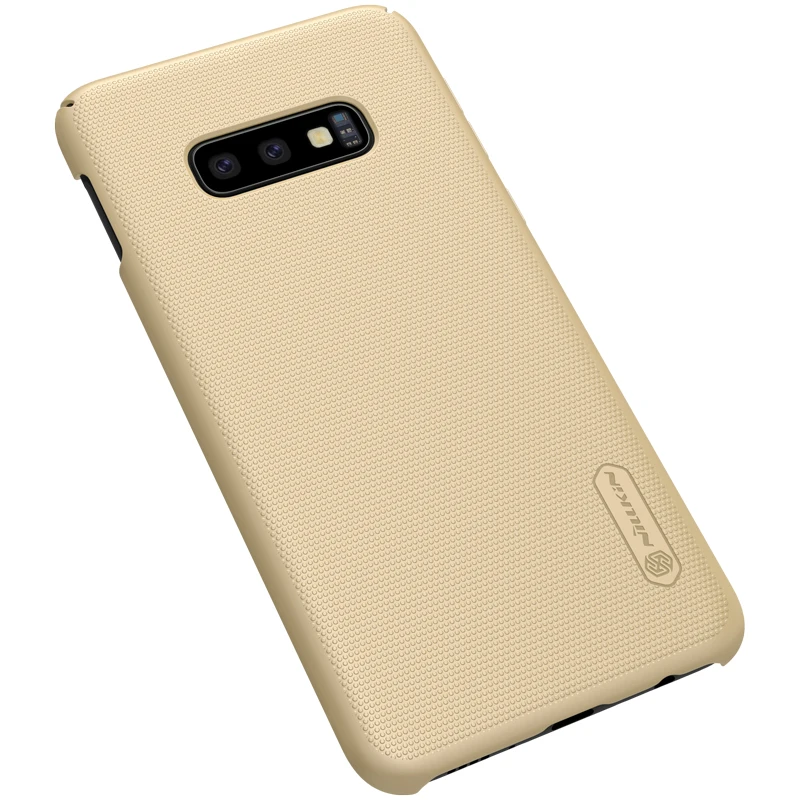 Золотой Чехол Nillkin для samsung Galaxy S10E, матовый чехол для мобильного телефона, ультра тонкий жесткий чехол для samsung S10 Lite - Цвет: Золотой