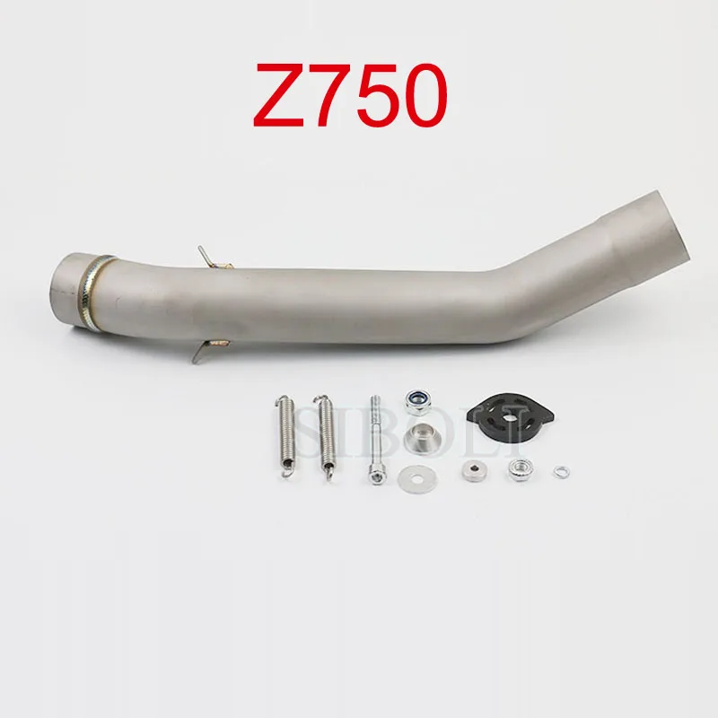 Среднее звено выхлопной трубы мотоцикла для Kawasaki Z750 Z800 2010 2011 2012 2013 2014 года без