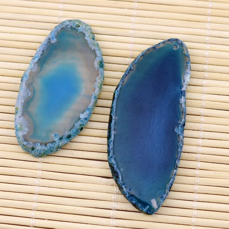 Женская подвеска с голубым камнем 10 шт.|pendant diy|brazilian stonesstone natural |