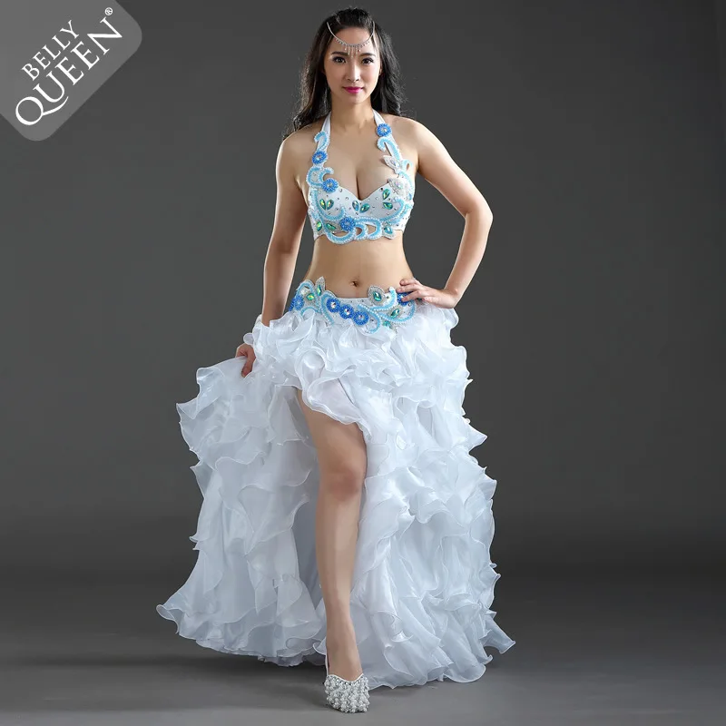 Высококачественная профессиональная одежда для танца живота женские костюмы