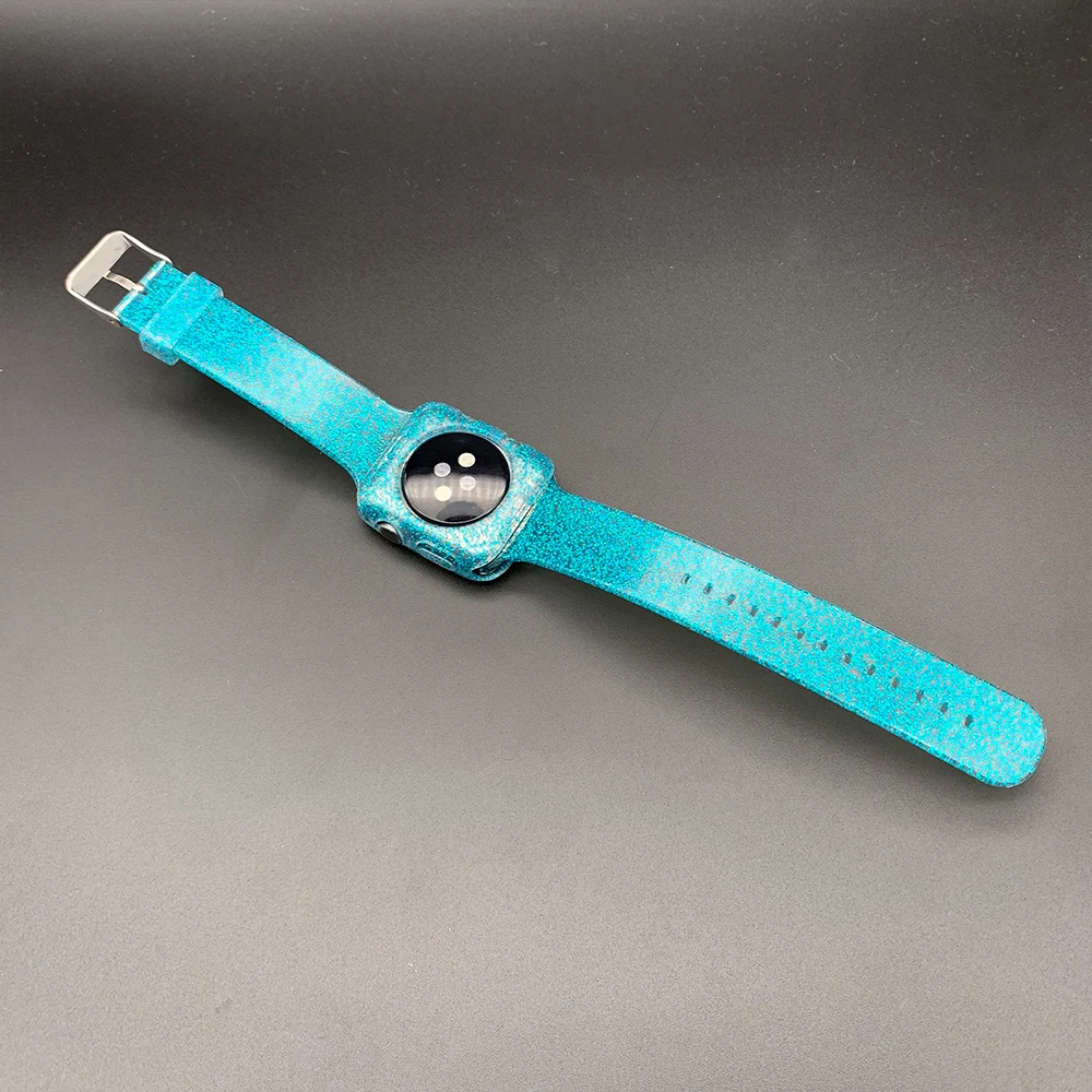 Силиконовый Прозрачный блестящий водонепроницаемый ремешок для Apple Watch 38 мм 40 мм ремешок для Apple iWatch 42 мм 44 мм Серия 1 2 3 4