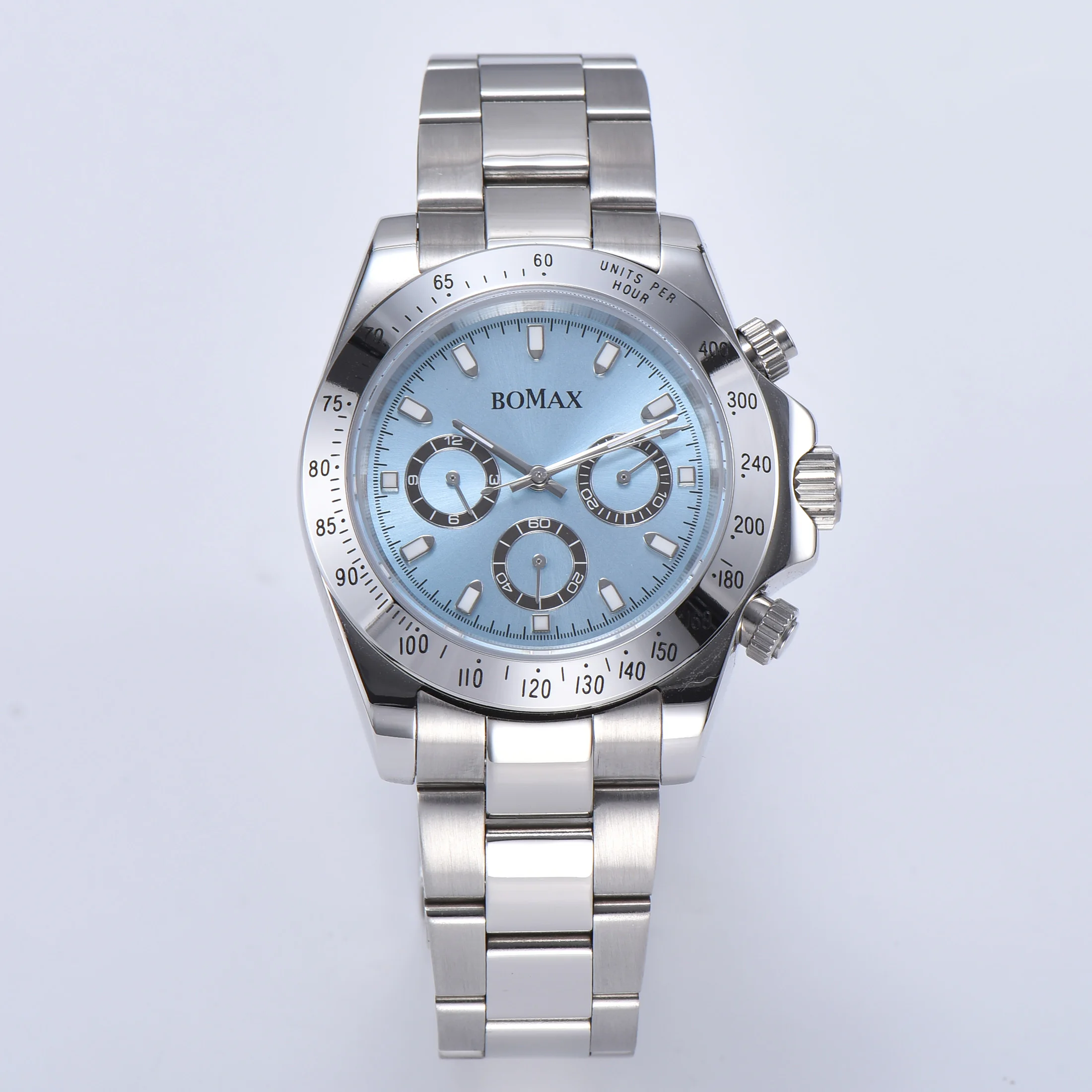 Часы с автоматическим механизмом 39 мм сапфировое стекло стальной браслет