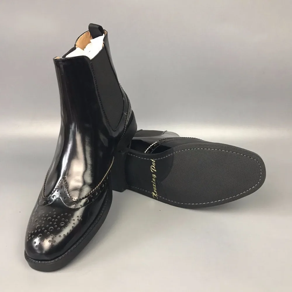 Krazing Pot/2019 из коровьей кожи на низком каблуке в стиле Гладиатор с круглым носком