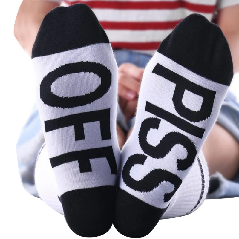 Забавный Алфавит серии Пользовательские Печатные горячие мама носки для бега