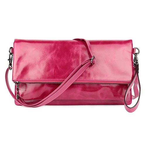 Rose Red COMFORSKIN Премиум коровья кожа масло воск кожа локомотив сумка большая емкость натуральная кожа женские сумки через плечо Bolsas Feminina - Цвет: Rose Red