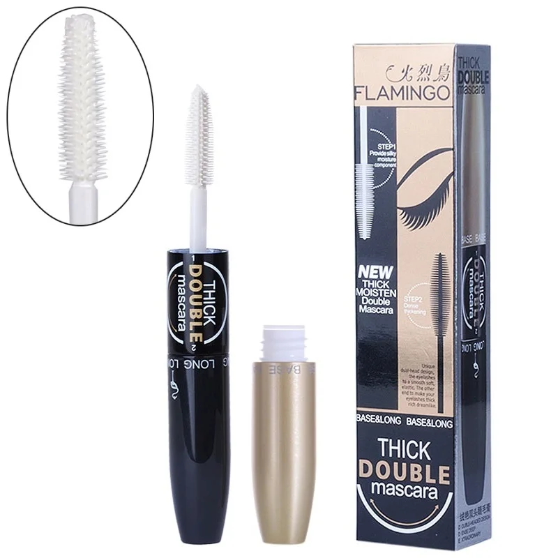 2 шт. двухсторонняя Водостойкая тушь для ресниц с эффектом кормления и