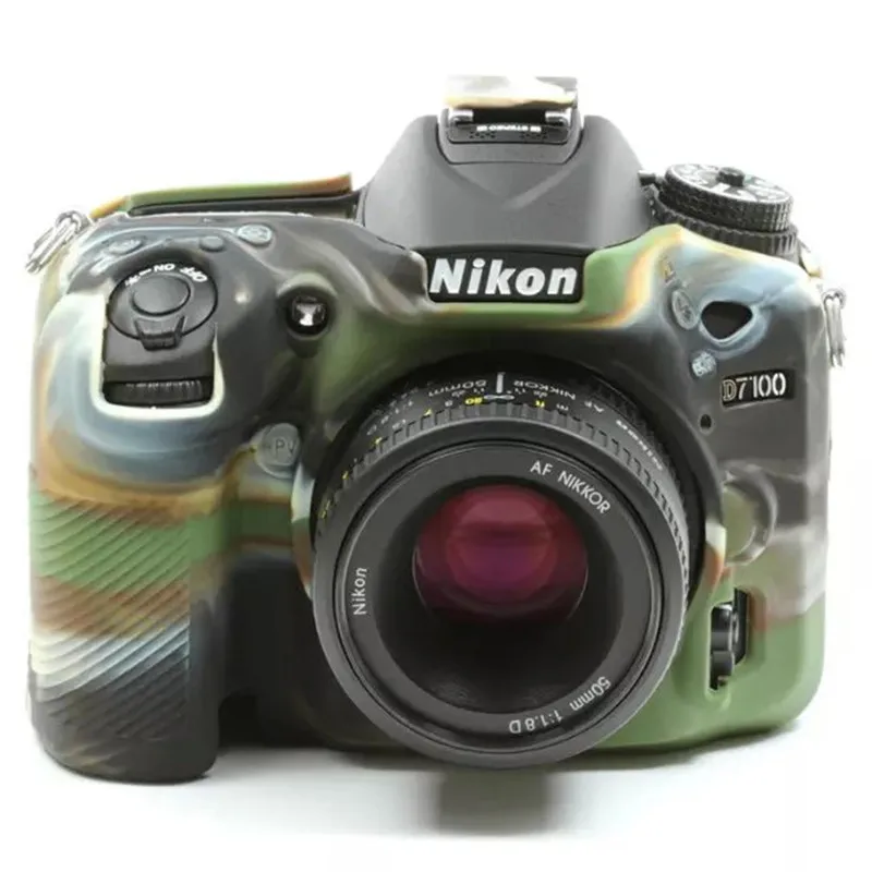 Красивый мягкий силиконовый чехол для камеры Nikon D7200 D7100|cover case skin| |