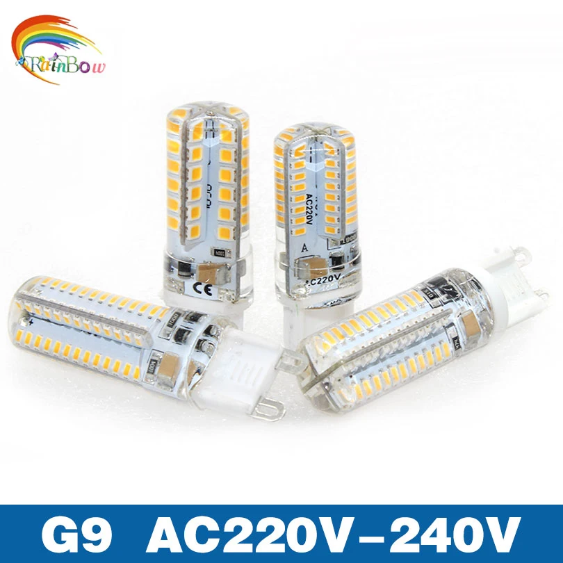 Новые мини Bombillas Светодиодные G4 G9 лампочки SMD3014 2835 4014 3 Вт 7 9 12 светодиодные лампы 220