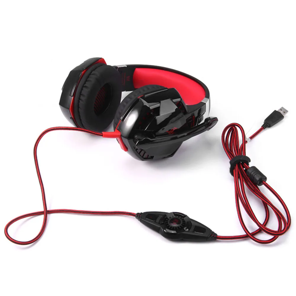 KOTION каждый G2200 Игровые наушники 7 1 Surround USB вибрации игровой гарнитуры оголовье