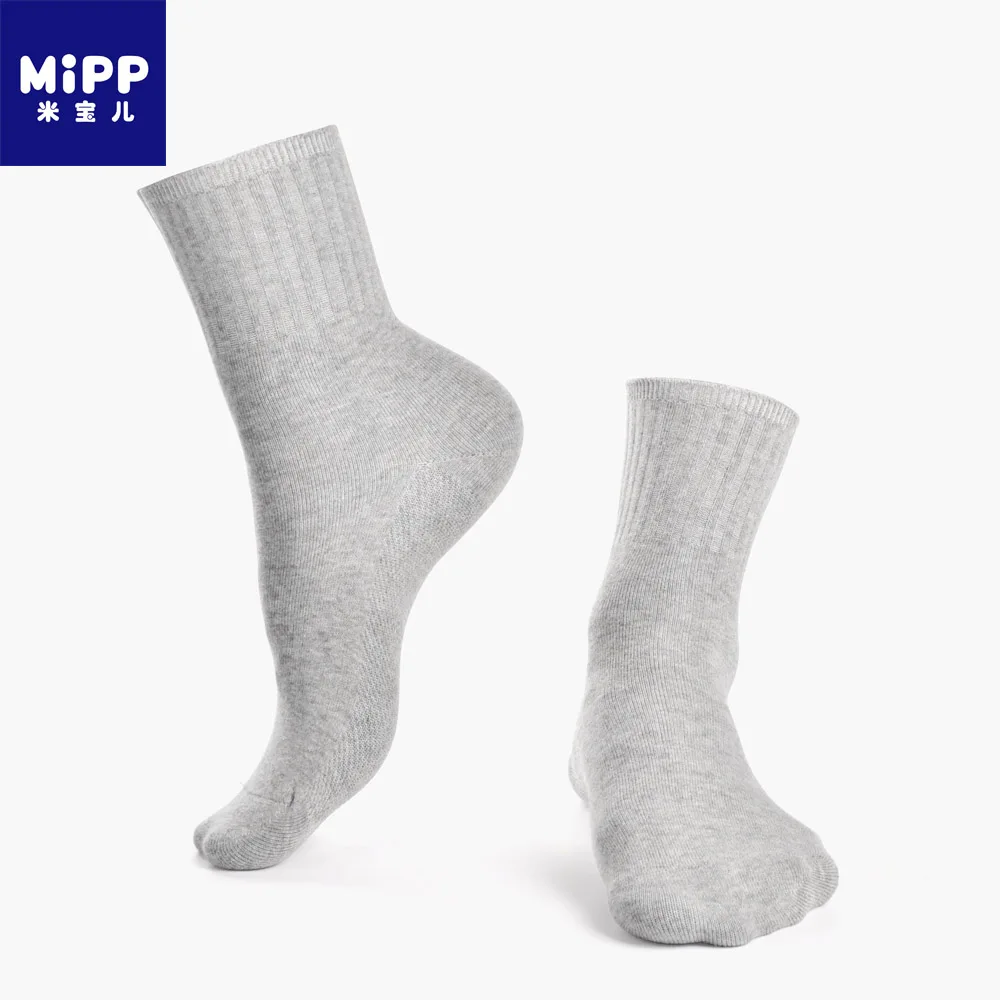 Хлопковые антибактериальные дезодорирующие носки MIPP 6 пар/Лот белые