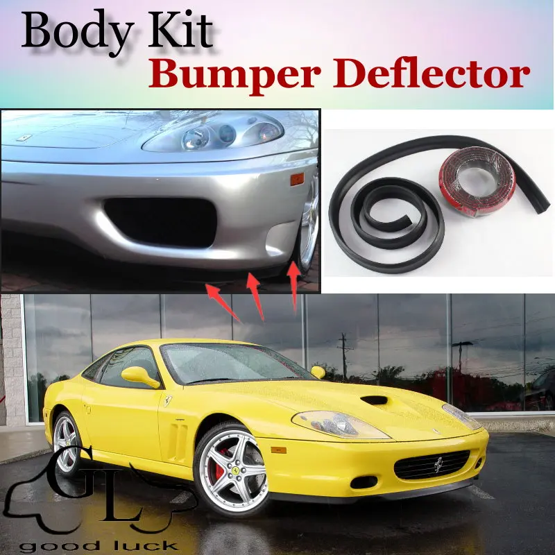 Бампер для губ дефлектор Ferrari 575M Maranello передний спойлер юбка устойчивый к