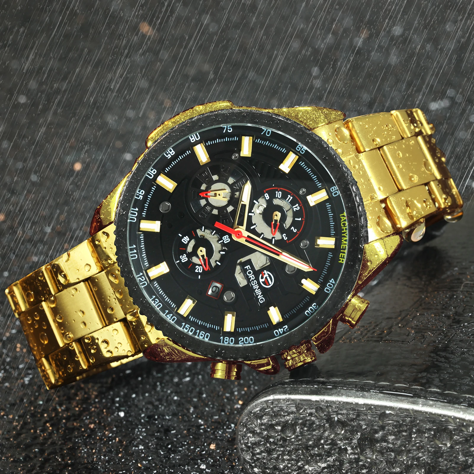 FORSINING Лидирующий бренд Роскошные Модные королевские автоматические