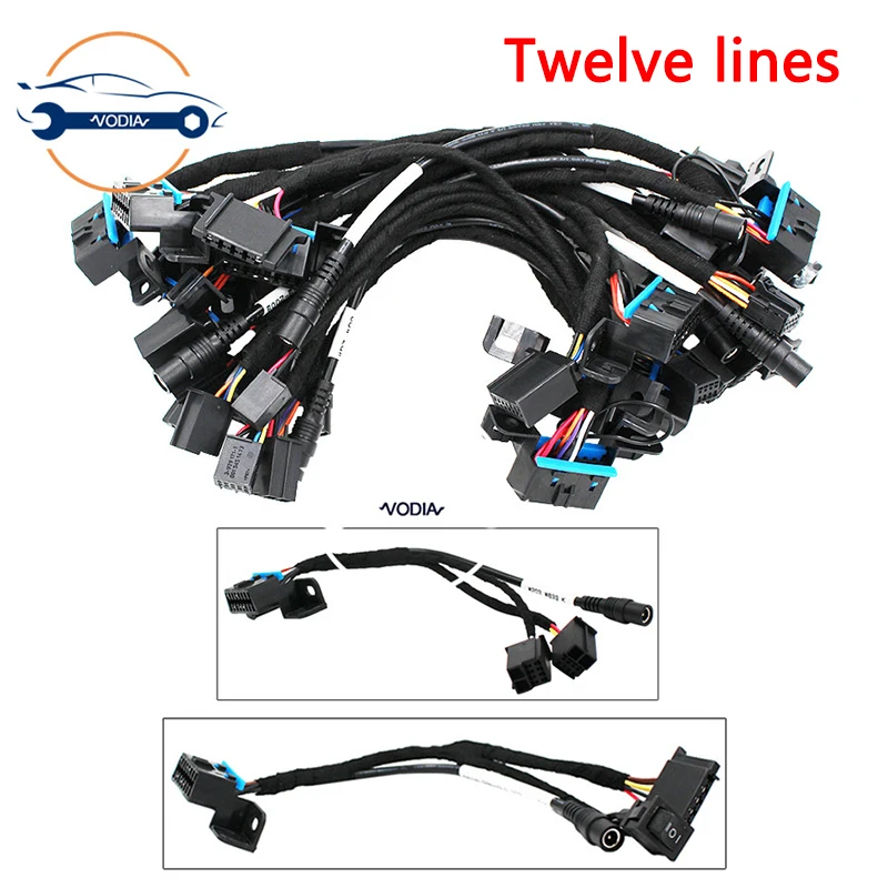 VODIA Test Cable of EIS ELV Cables for MB Works Together with VVDI BGA Tool 12 pcs/set | Автомобили и мотоциклы
