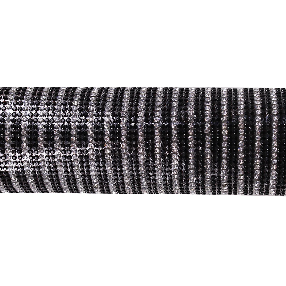 1 лист Хрустальный хит исправление мотив стразы черная отделка страз обшивка