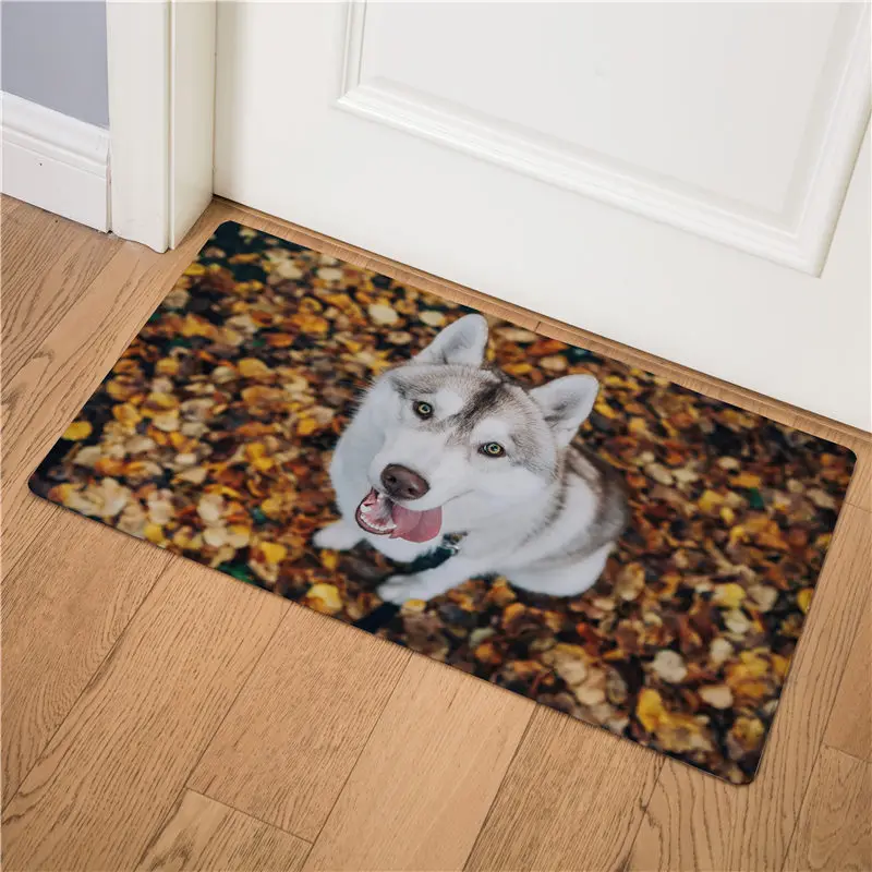 10 Siberian Husky введите дверной коврик для кухни коврик под дверь коврик на кухню коврик для дома домашние Нескользящие коврики для ванной приветственные напольные коврики - Цвет: 10