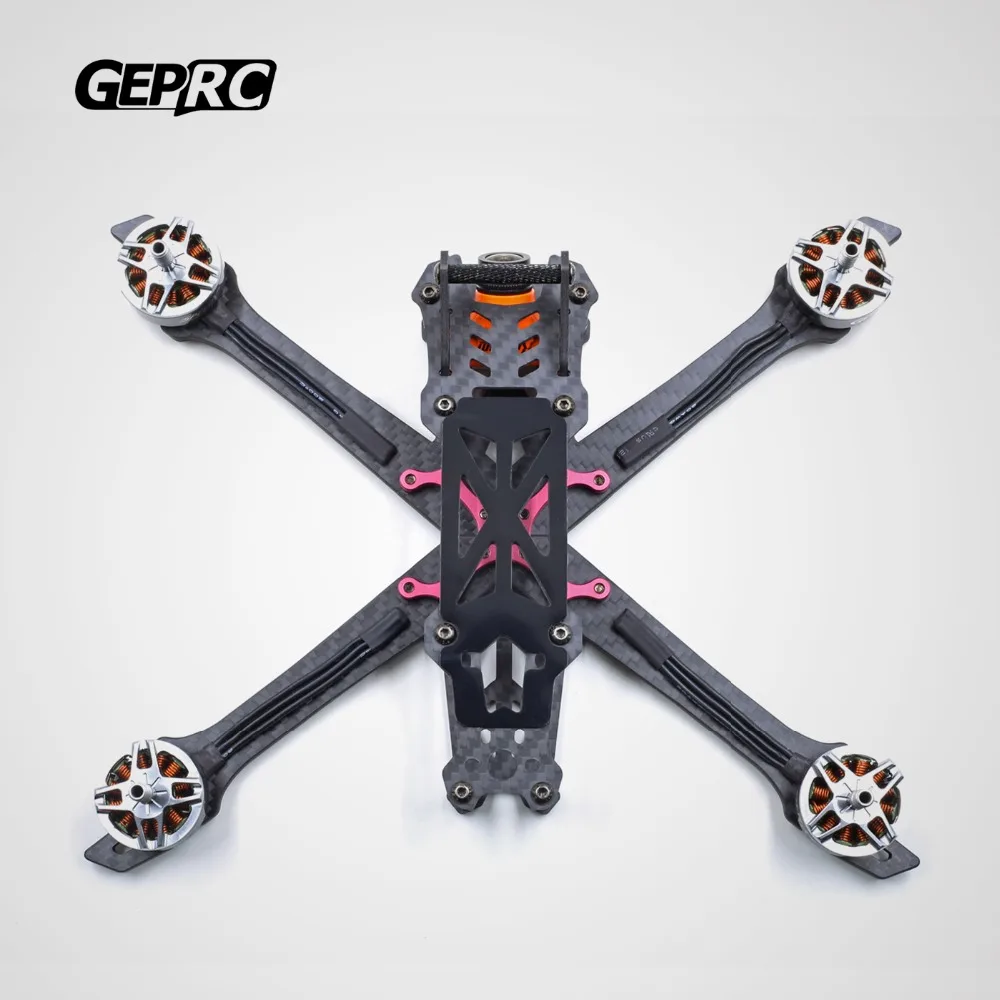 Квадрокоптер GEPRC Mark 2 5 дюймов 230 мм FPV Racing комплект из углеродного волокна для рамы