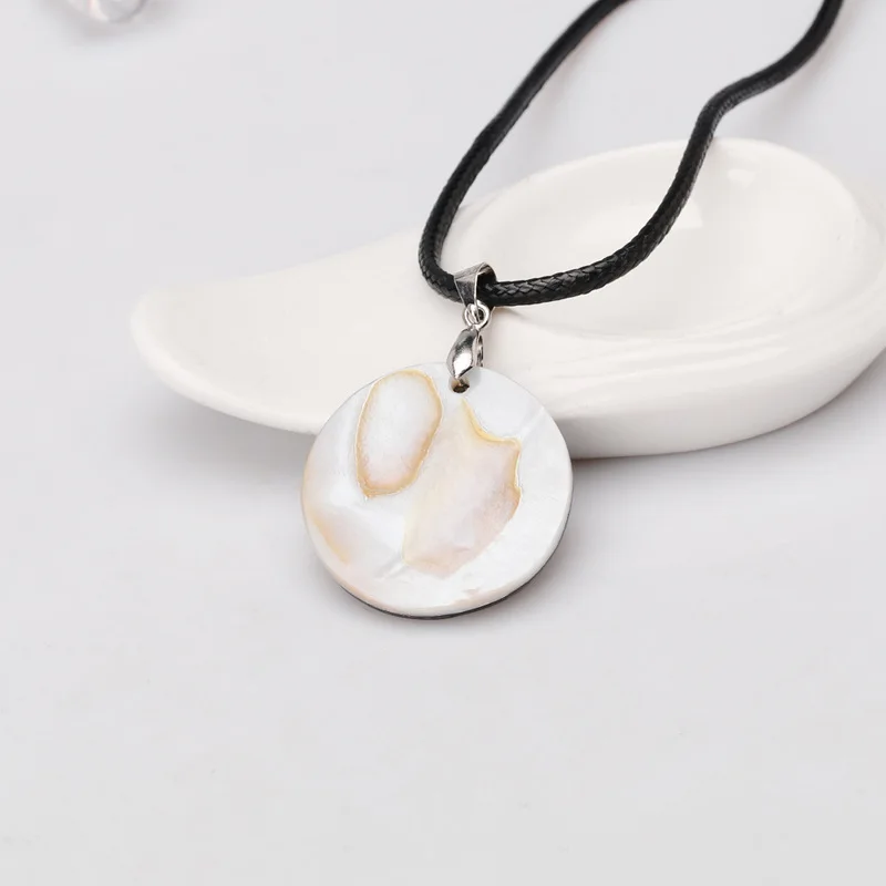 Новое поступление ушка Цепочки и ожерелья s Круглая бусина-подвеска натуральный