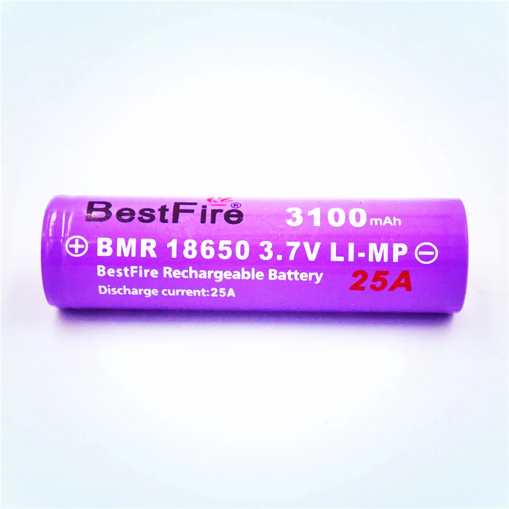 12 шт. Bestfire 18650 Li ion 3 7 в 25A 3100 мАч аккумуляторная батарея для электронной сигареты