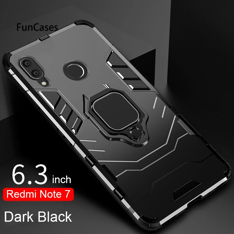 Роскошный чехол для Xiaomi Redmi Note 6 Pro mi 8 Lite 7 Fundas с кольцом пальцев Чехлы 5x 6X 4X5 4 Capa |