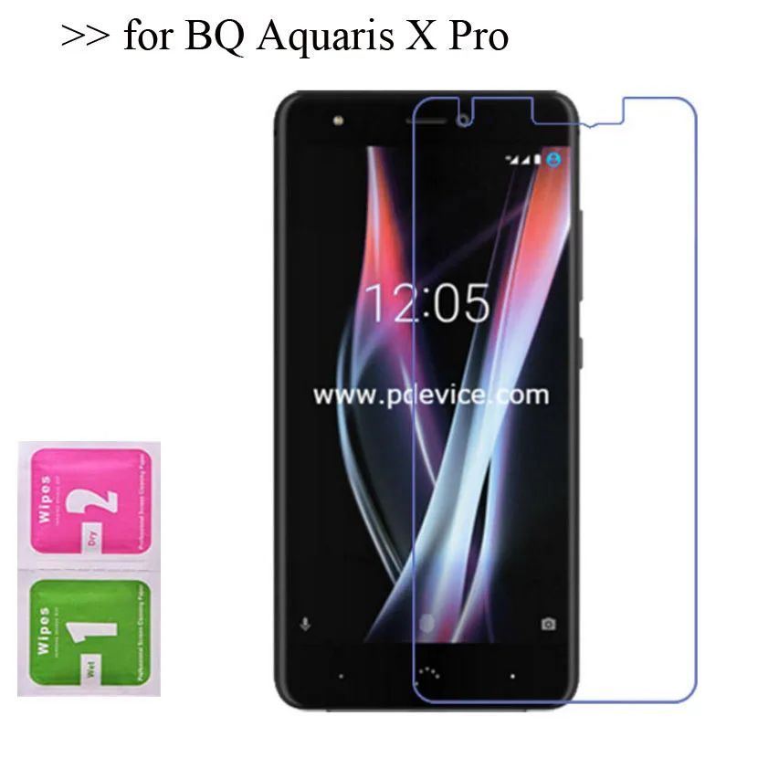 Защитная пленка для BQ X Pro сверхпрозрачная мягкая Взрывозащищенная нано Aquaris