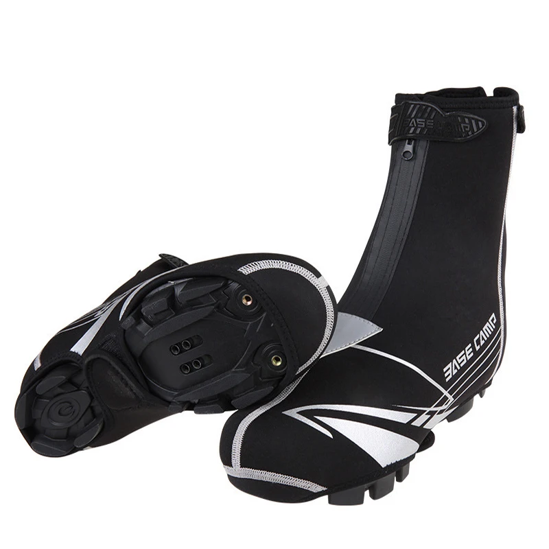 

Waterproof Cycling Shoe Covers Winter Thermal Windproof Bike Overshoes Protector Reflective Bike Equipment Bicycle Shoes Cover