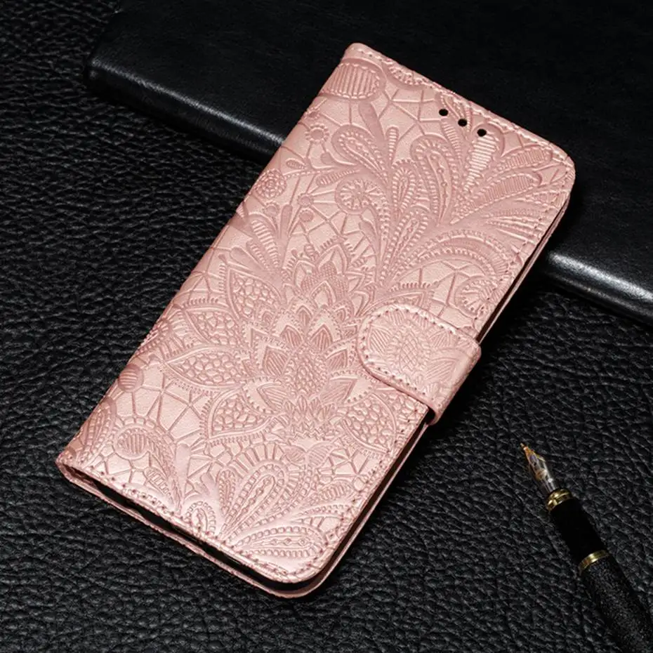 Флип кожаный чехол для huawei P30 P20 mate 20 P Smart Z Plus Lite Pro Nova 3i 4 Y5 Y6 Y7 Y9 Prime honor 8A 8X20 8C V20 чехол - Цвет: RoseGold