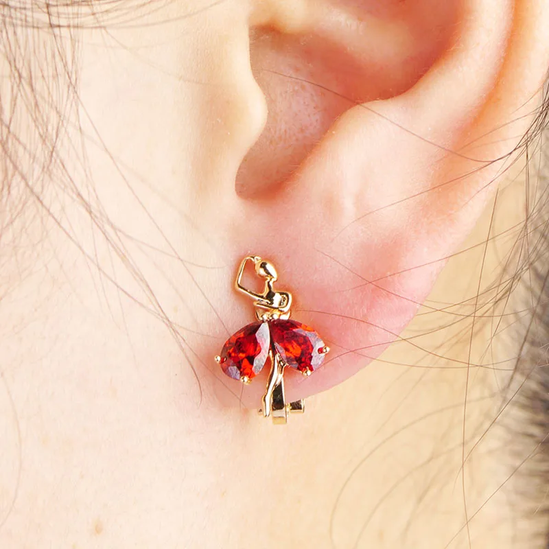 MECHOSEN красивые балетные серьги без пирсинга женские праздничные ювелирные