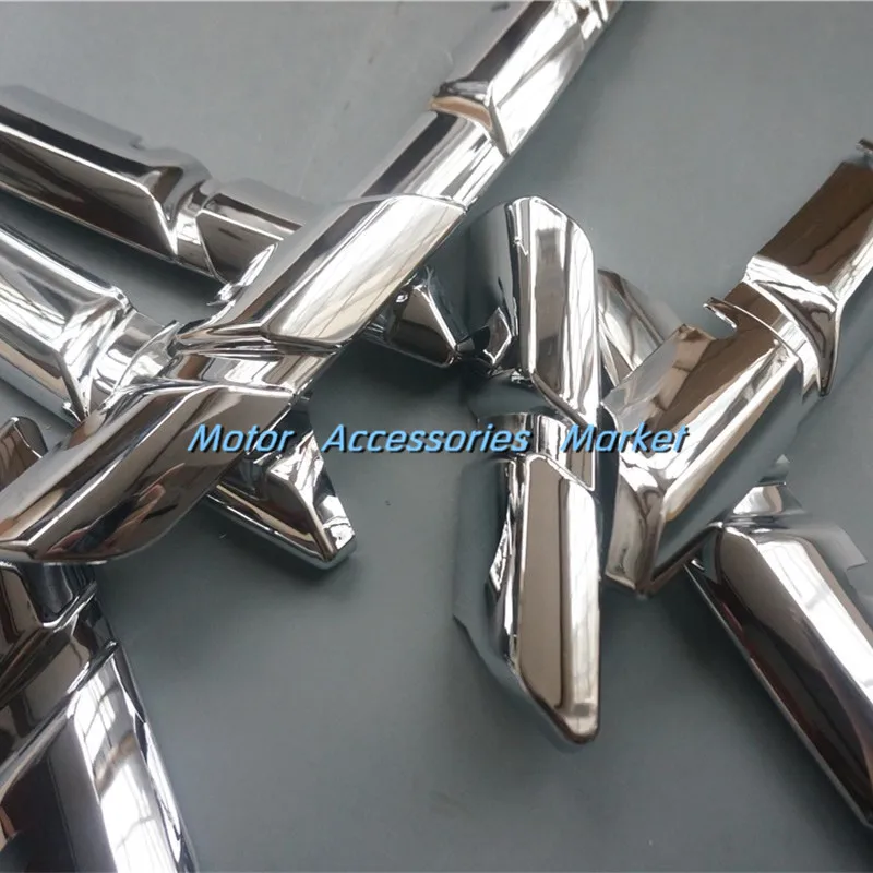 Новый 7 шт полный набор хромированная передняя решетка облицовки радиатора для