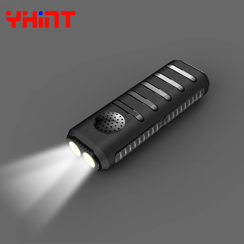 Black Фонарик с музыкой портативный высокое питание для bluetooth-динамика фонарь 3 в 1 powerbank led 18650 батарея Открытый mp3 Воспроизведение - Испускаемый цвет: Black