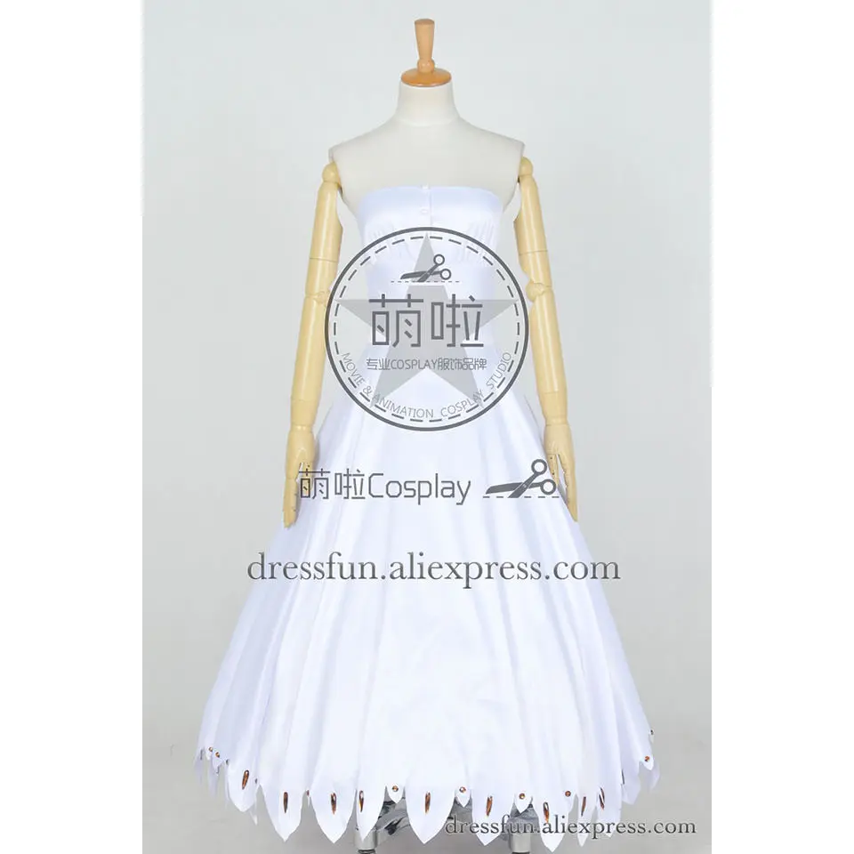 Fate Stay Night Судьба Ноль сабля для косплея костюм аниме платье сине-белые новые
