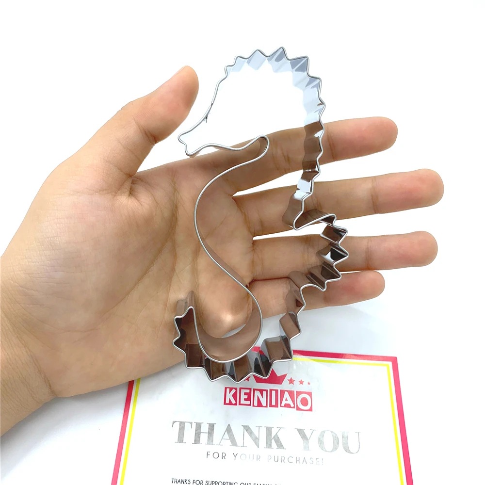 KENIAO Ocean Seahorse Cookie Cutter for Kids день рождения резаки-печенье/кондитерские изделия/хлеб резак-6,4x11,2 cm-нержавеющая сталь