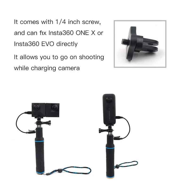 Набор аксессуаров Insta360 ONE X & Evo портативное зарядное устройство ручной держатель