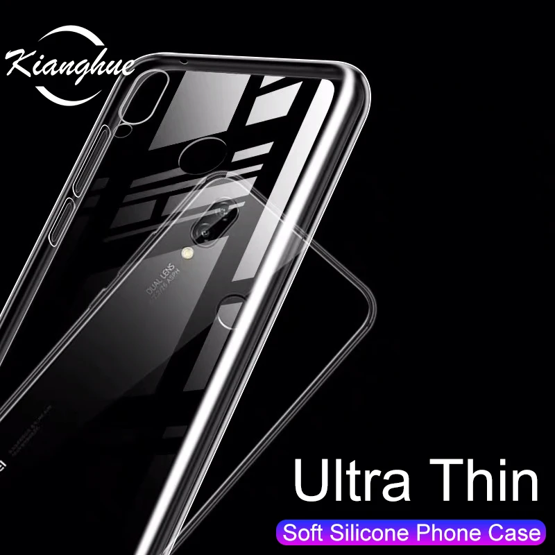 Ультратонкий силиконовый чехол для телефона Huawei P20 P30 Pro P9 P10 Plus Lite Mate 20 20x мягкий